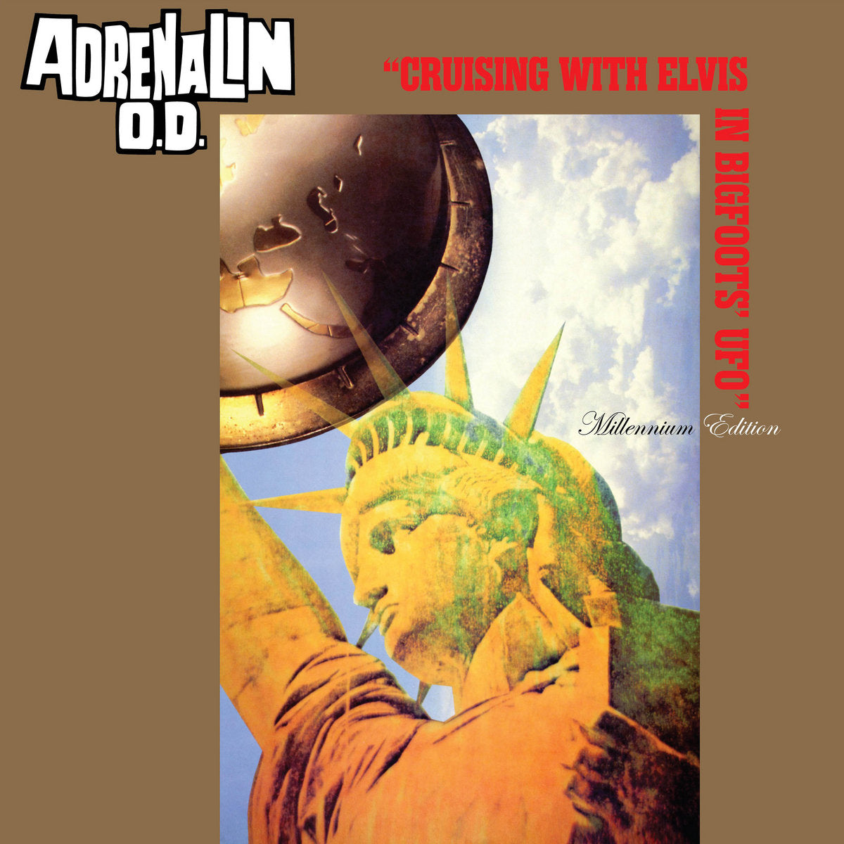 Adrenalin O.D. "Cruising with Elvis in Bigfoot's U.F.O. - Millennium Edition LP" ∙ Vinyl ∙ LP