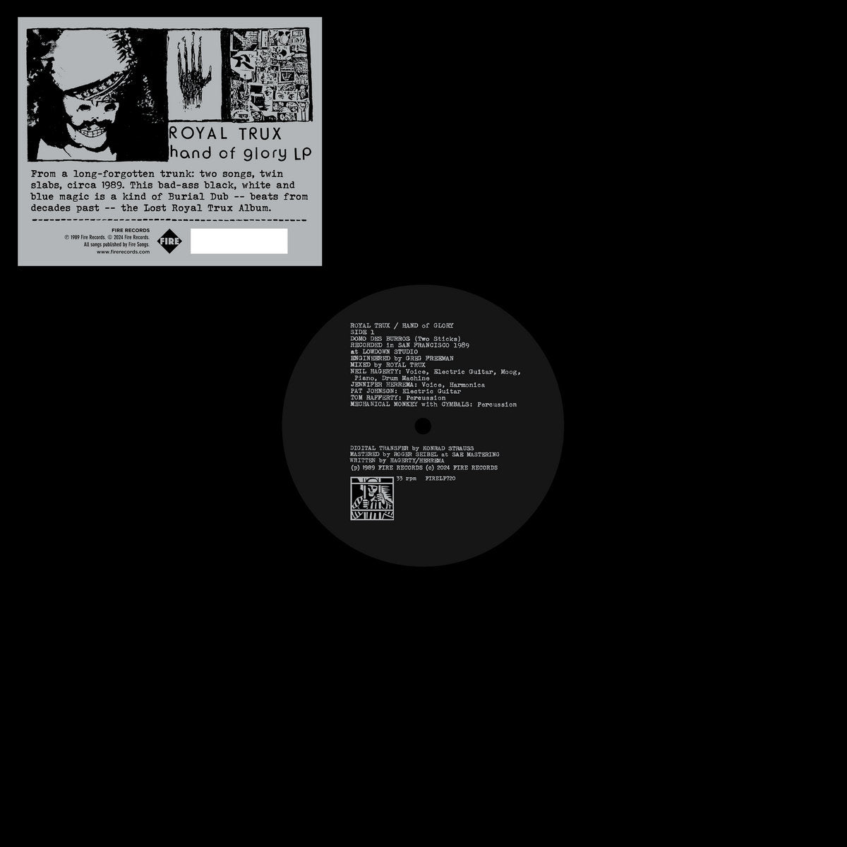 Royal Trux "Hand Of Glory (Remastered)" ∙ Silver Vinyl ∙ LP