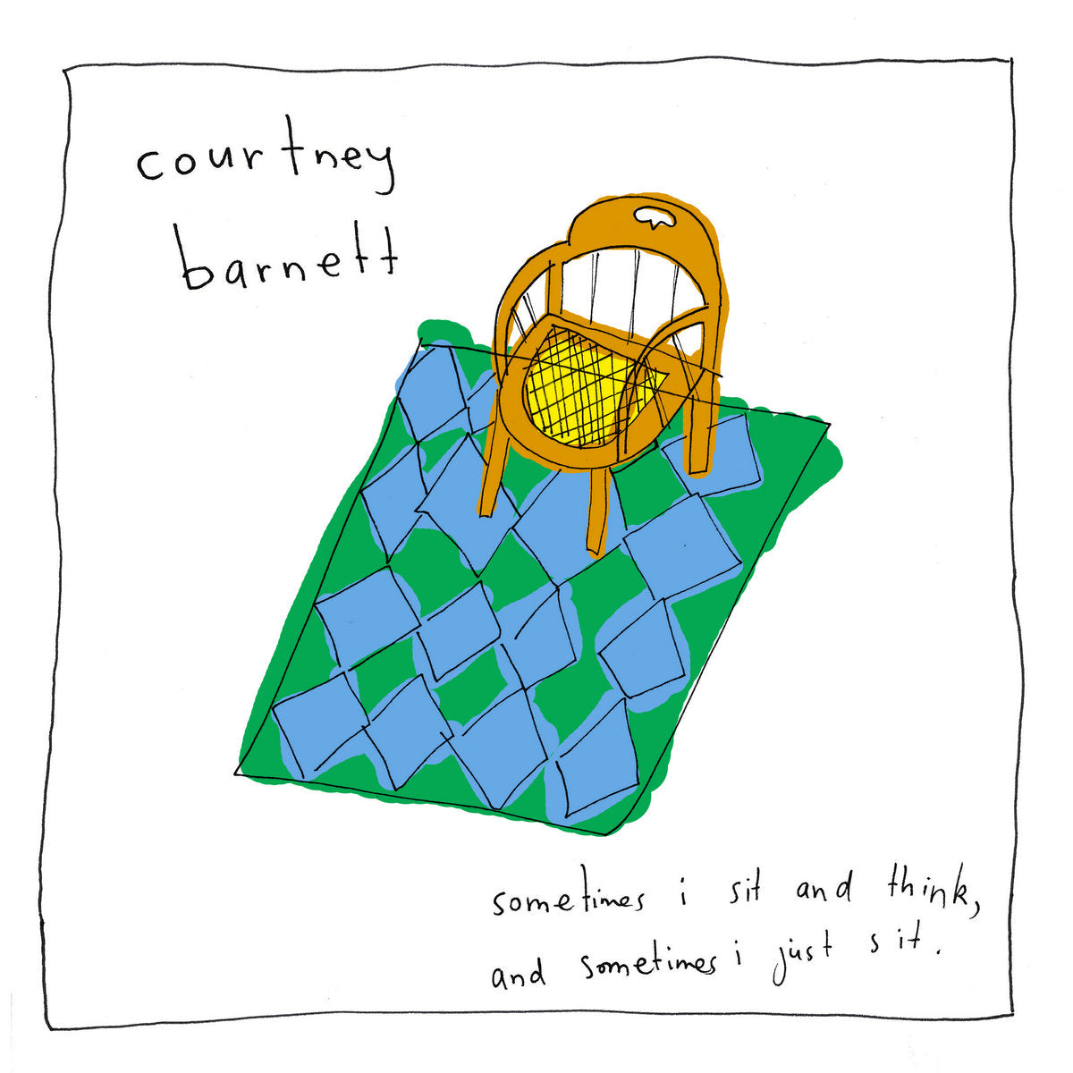 Barnett, Courtney "Sometimes I Sit and Think, and Sometimes I Just Sit" LP on vinyl! 