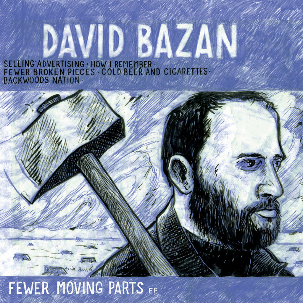 David Bazan "Fewer Moving Parts" LP on vinyl! 