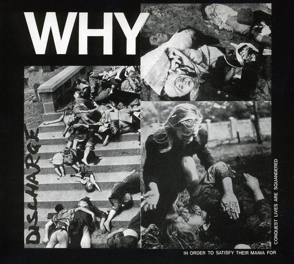 Discharge "Why" LP on vinyl!  