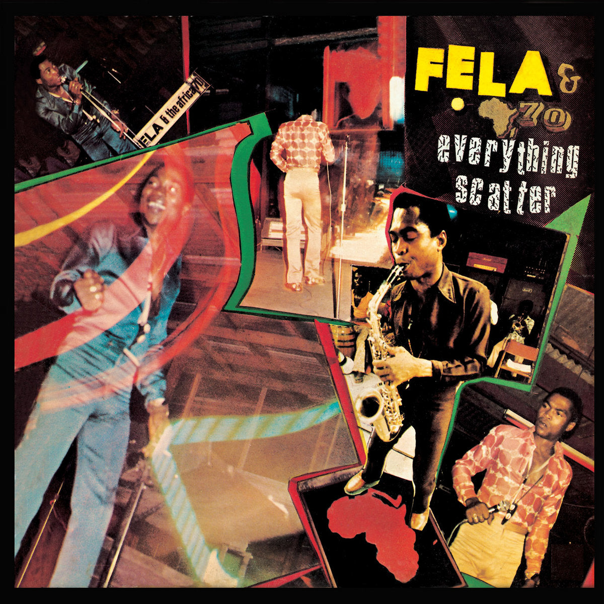 Fela Kuti "Everything Scatter" LP on vinyl!  