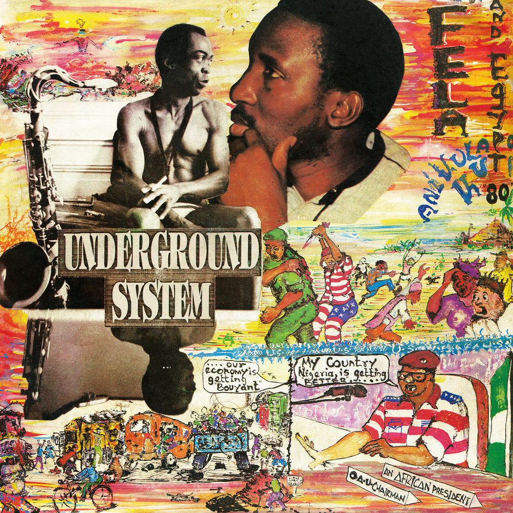 Fela Kuti "Underground System" LP on vinyl!  