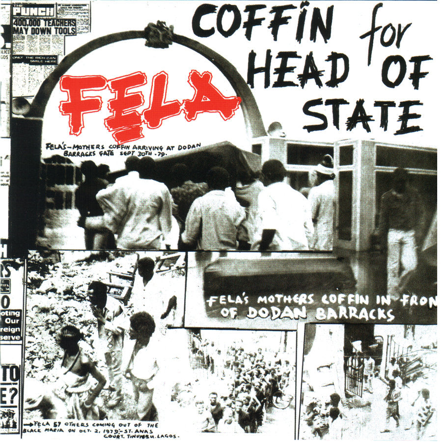 Kuti, Fela "Coffin For Head Of State" LP on vinyl! 