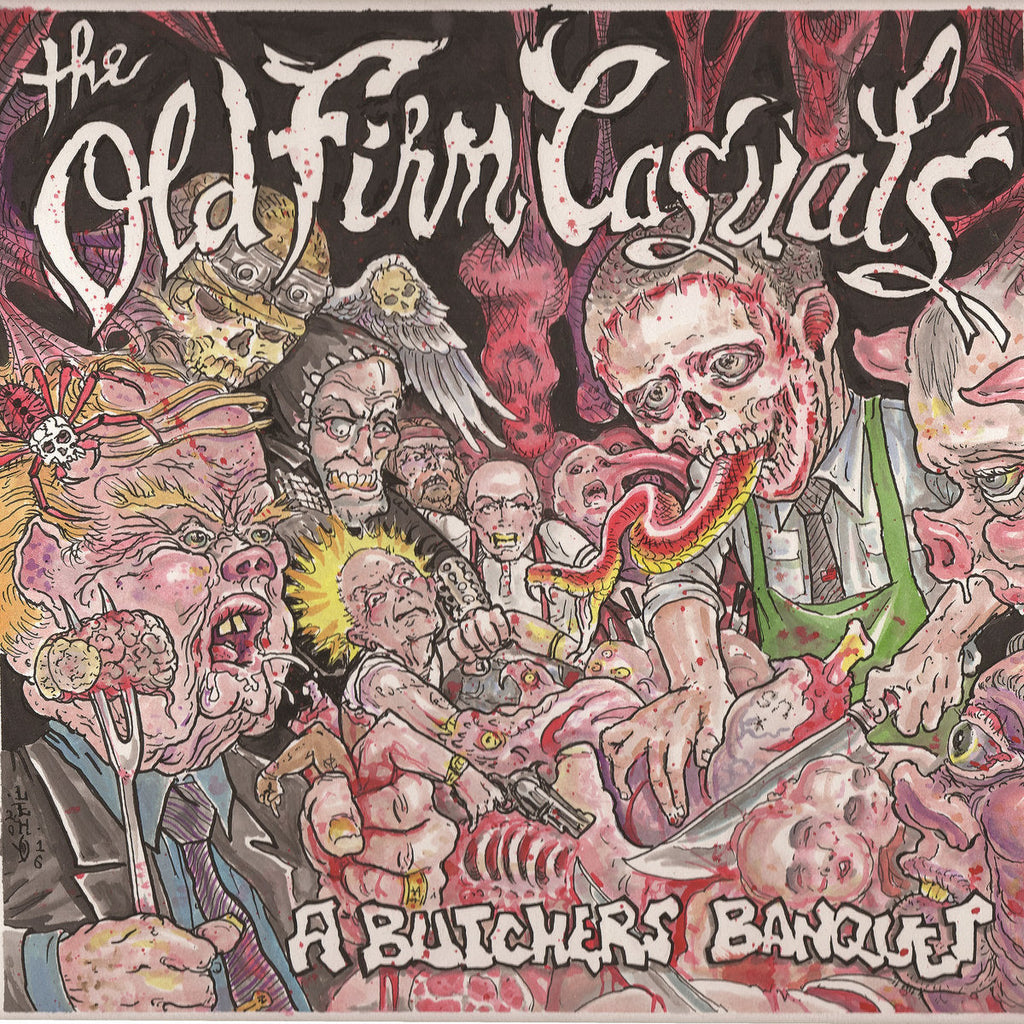 Old Firm Casuals "A Butcher's Banquet" LP on vinyl!  