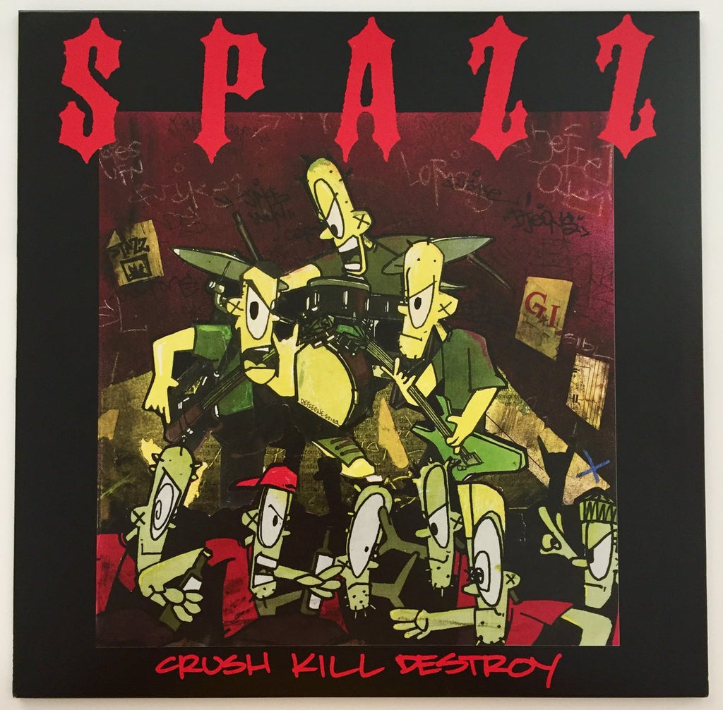 Spazz "Crush Kill Destroy" LP on vinyl!  