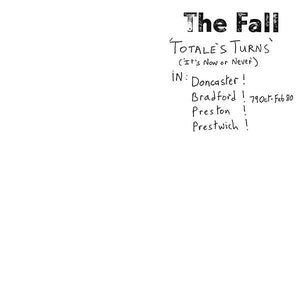 The Fall "Totale's Turns" LP on vinyl!  